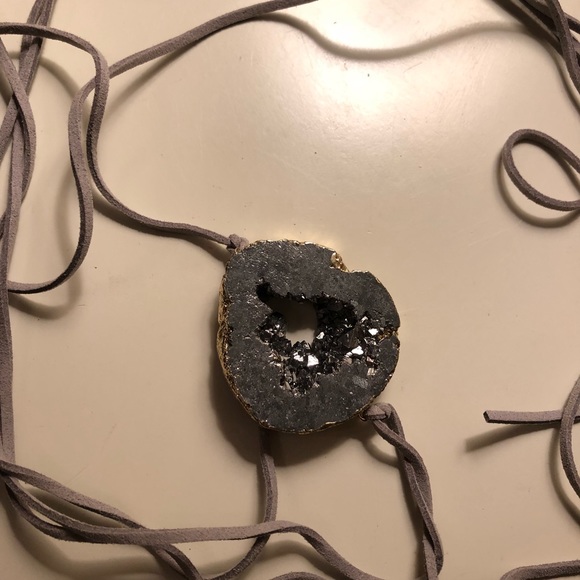 Purple stone wrap bracelet - Picture 2 of 5